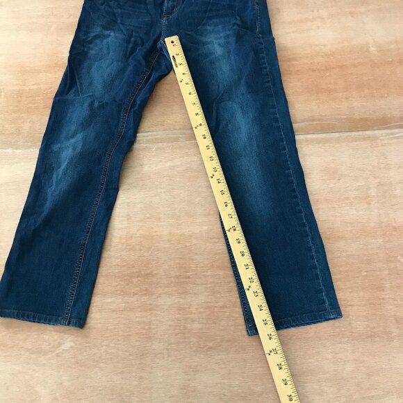 Hudson Jeans Women Size 20 Blue Denim Mid Rise Stretch Dark Wash Knit Shaping - Picture 7 of 10